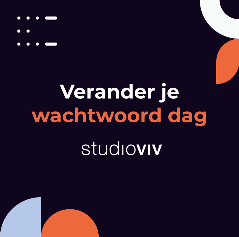 Studioviv's "Verander je wachtwoord dag" helpt je online veiligheid te verbeteren met professioneel advies.